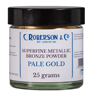 Roberson Bronze Powder 25 grams Rich Pale Gold