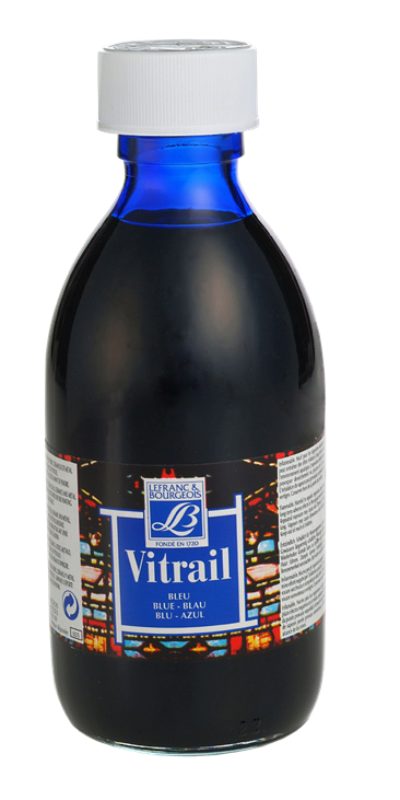 Lefranc et Bourgeois Vitrail Transparent Paint For Glass 250 ml Warm Green