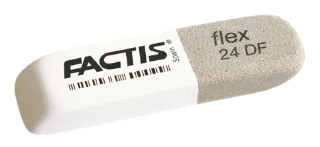 Factis Eraser Rubber Very Soft Ink &amp; Pencil 74x20x10mm (Box 24)