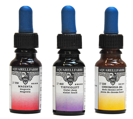 Rohrer &amp; Klingner Liquid Water Colour Violet deep 12ml