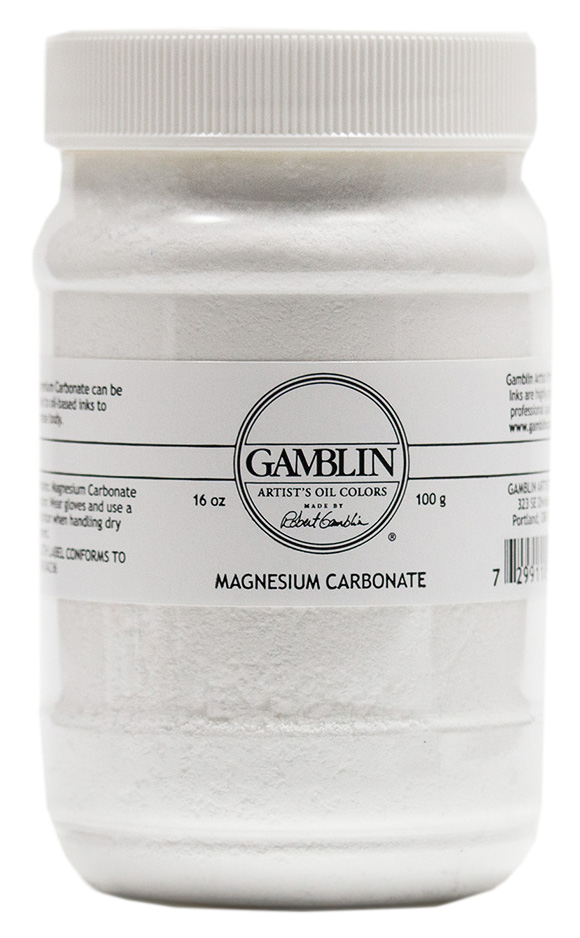 Gamblin Relief Ink MAGNESIUM CARBONATE 16oz - 100g