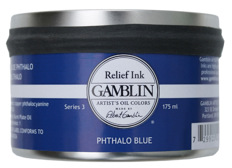 Gamblin Relief Ink PORTLAND LITHO BLACK 