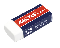 [FTCMFS20] Factis Eraser Cleaner Synthetic Extra Soft 56x24x14mm  (Box 20)