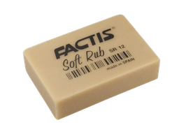[FTBMF10315] Factis Eraser Soft Rub Gum Blister Pack (Box 25)