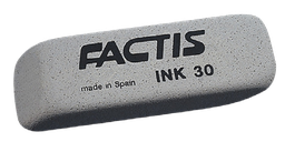 [FTCCFINK30] Factis Eraser Rubber Abrasive Ink &amp; Ballpoint 58x20x10mm (Box 30)