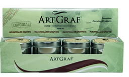 [RTBOX6001P] ArtGraf Watercolour Graphite Large 60ml Tin Box of 4