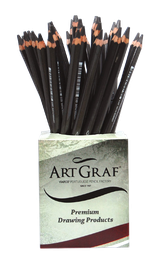 [RTLH182B5CBOX] ArtGraf Water Soluble Pencil 2B 5mm Dark Grey Box 36