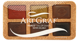 [RTBOXTSP6] ArtGraf Water Soluble Tailor Shape Earth Colours Set of 6