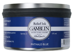 [4116702009] Gamblin Relief Ink PORTLAND LITHO BLACK 