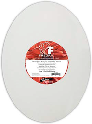 [5670005406] Fredrix 16in x 20in Oval Stretched Canvas